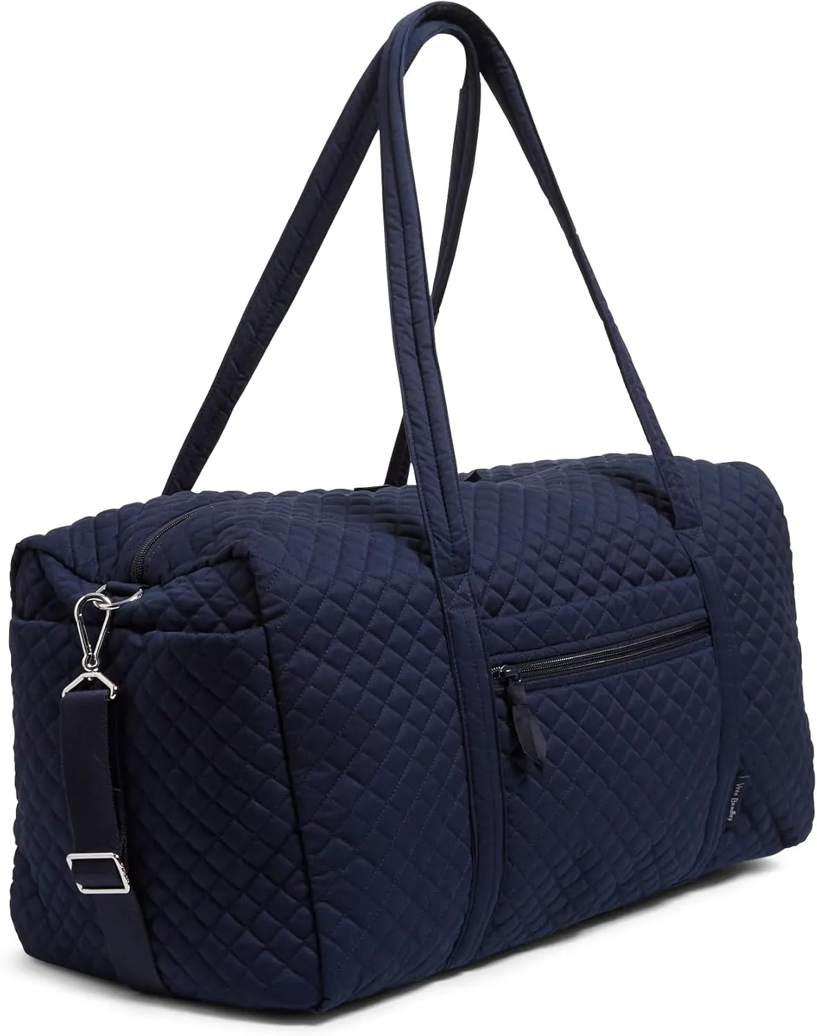 Vera Bradley Women's Cotton Large Travel Duffel Bag, True Navy, One Size