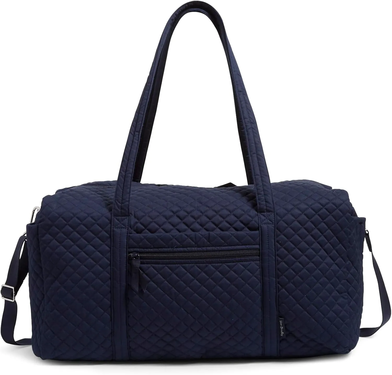 Vera Bradley Women's Cotton Large Travel Duffel Bag, True Navy, One Size