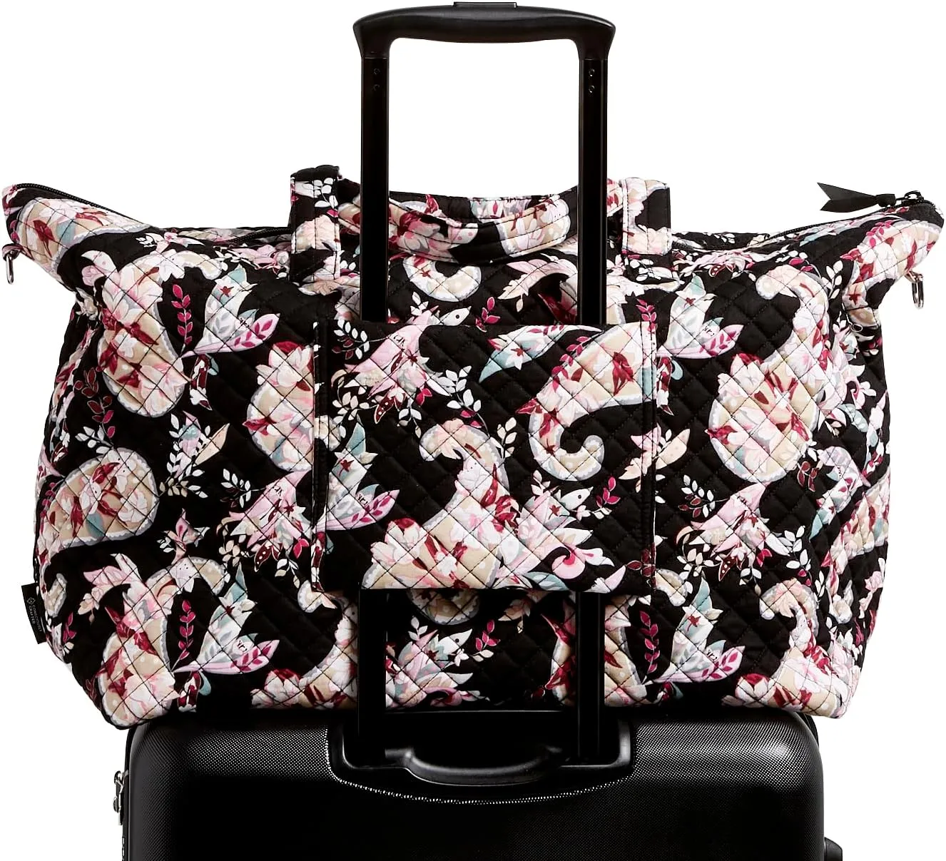 Vera Bradley Women's Cotton Overnight Tote Travel Bag