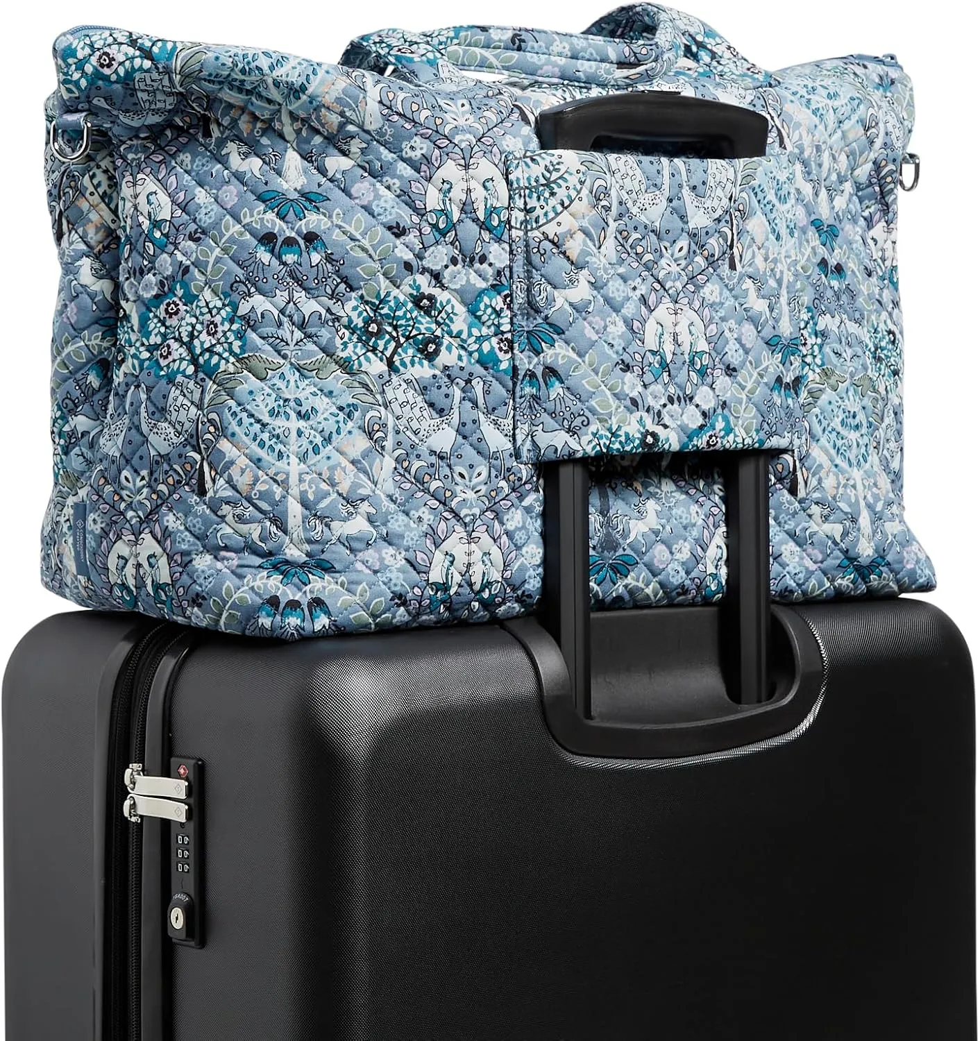 Vera Bradley Women's Cotton Overnight Tote Travel Bag