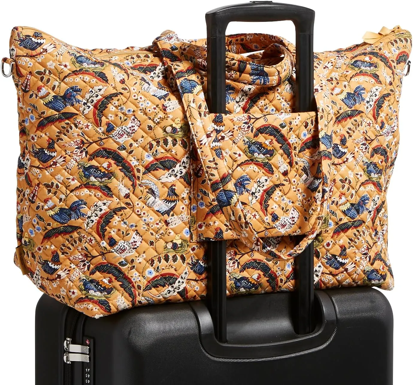 Vera Bradley Women's Cotton Overnight Tote Travel Bag