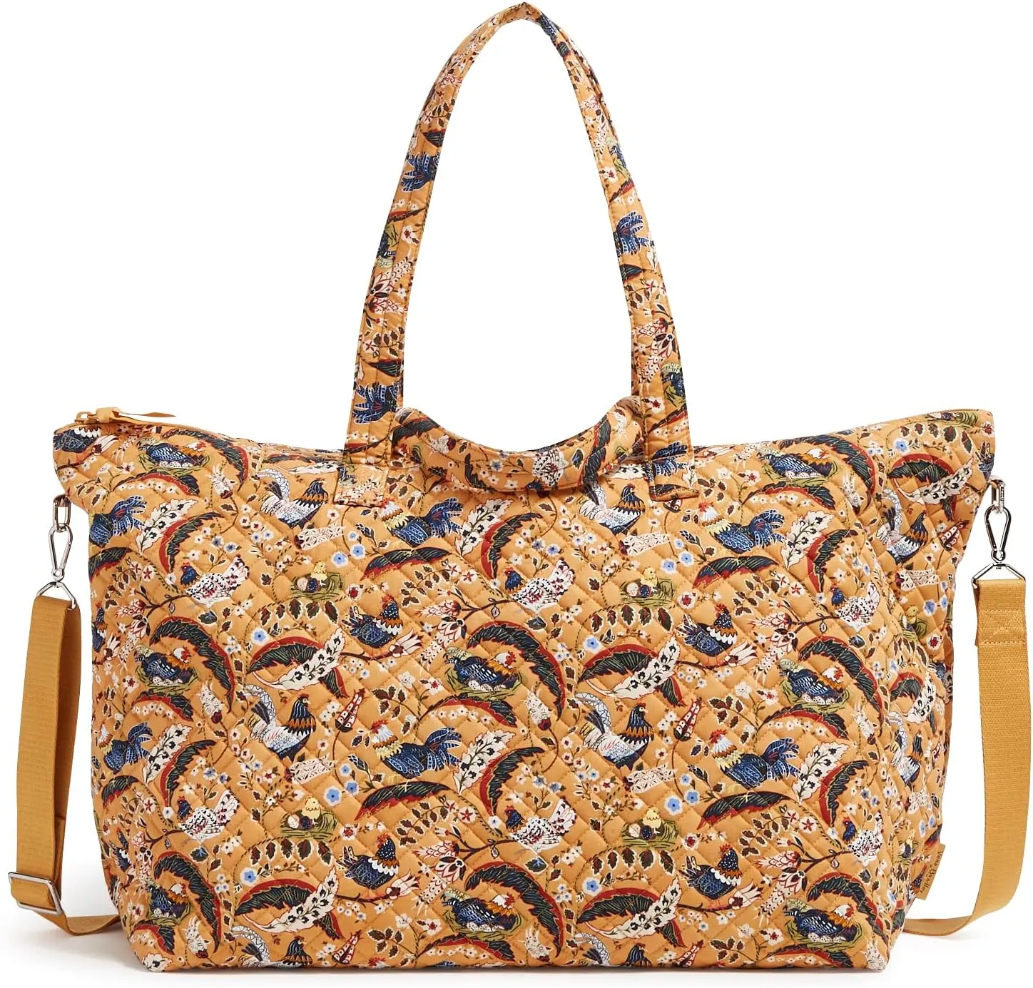 Vera Bradley Women's Cotton Overnight Tote Travel Bag