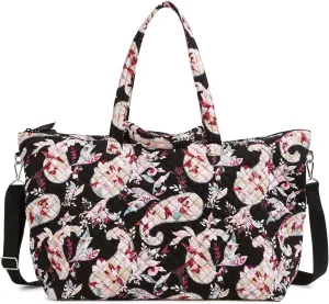 Vera Bradley Women's Cotton Overnight Tote Travel Bag