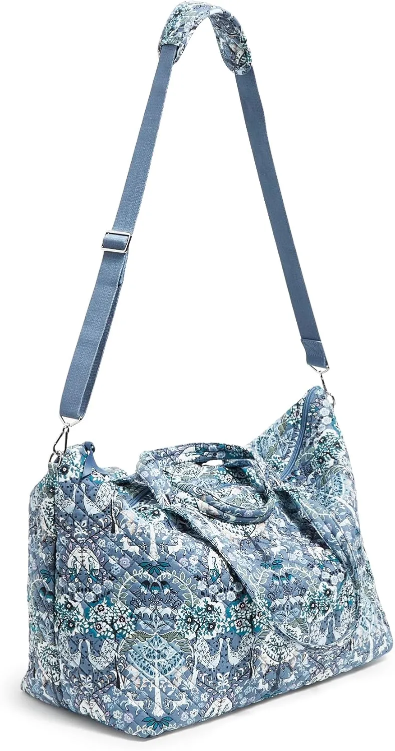 Vera Bradley Women's Cotton Overnight Tote Travel Bag