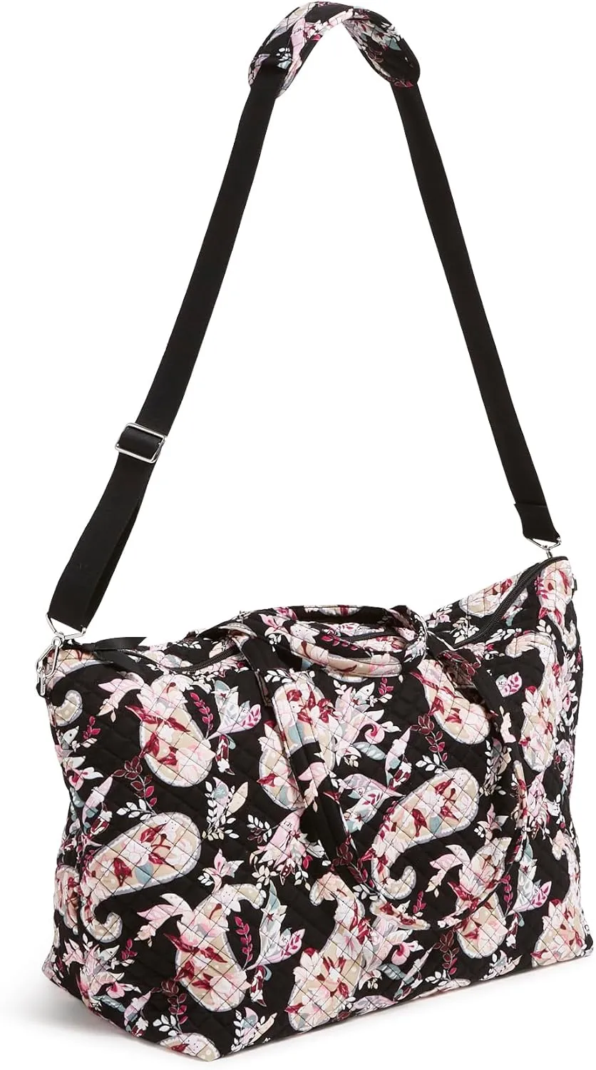 Vera Bradley Women's Cotton Overnight Tote Travel Bag