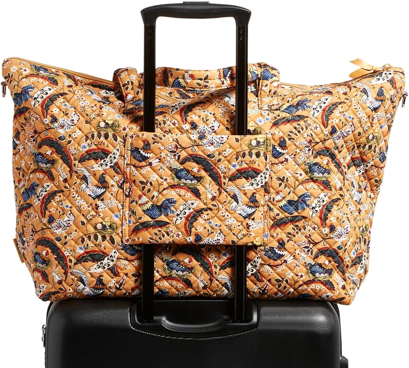 Vera Bradley Women's Cotton Overnight Tote Travel Bag