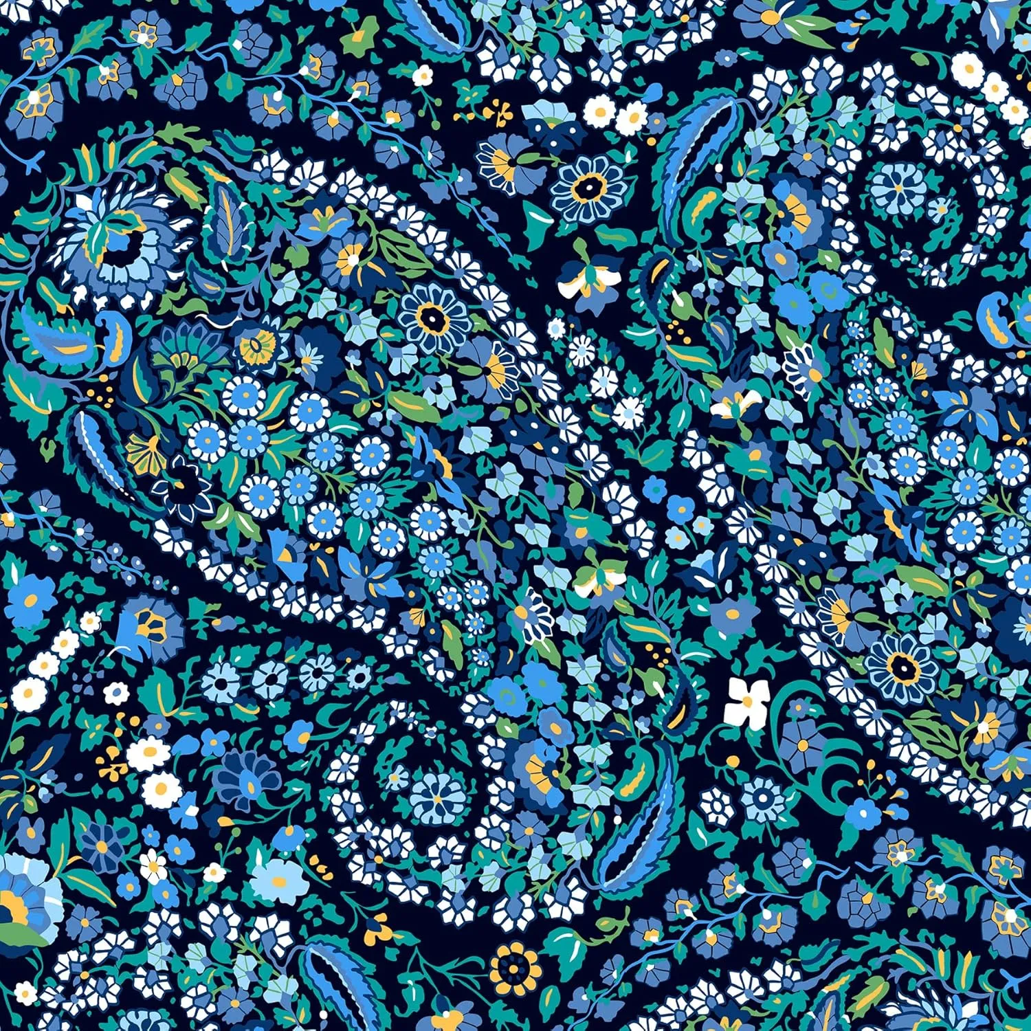 Vera Bradley Women's Large Travel Duffle Bag, Dreamer Paisley-Recycled Cotton, One Size