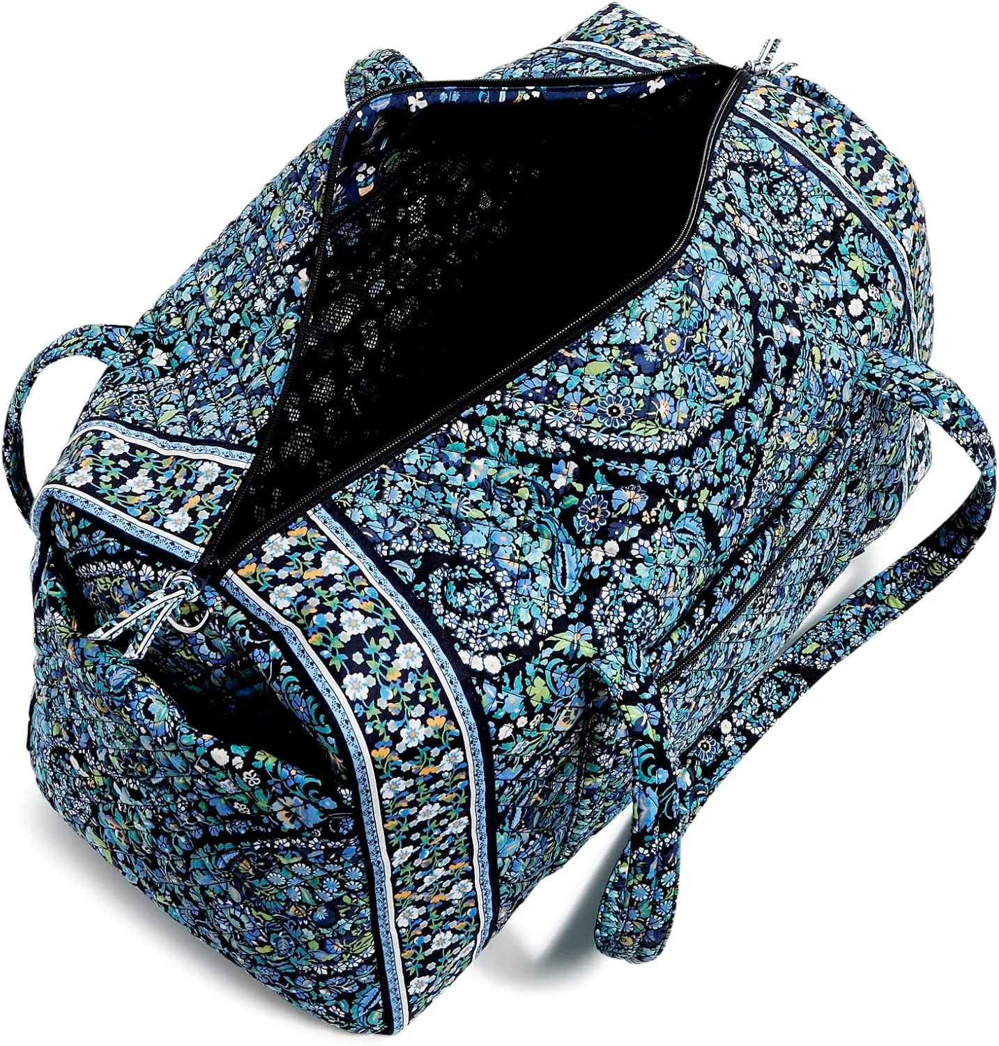 Vera Bradley Women's Large Travel Duffle Bag, Dreamer Paisley-Recycled Cotton, One Size