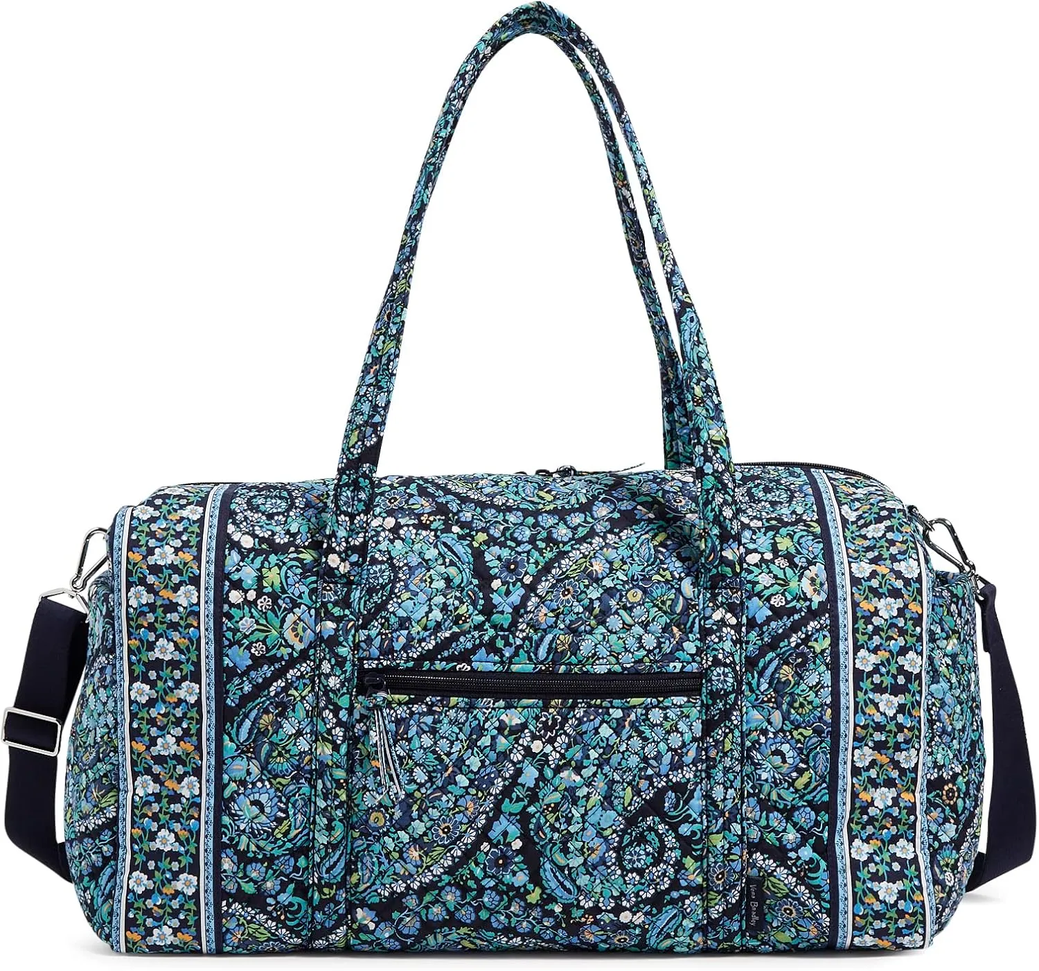 Vera Bradley Women's Large Travel Duffle Bag, Dreamer Paisley-Recycled Cotton, One Size
