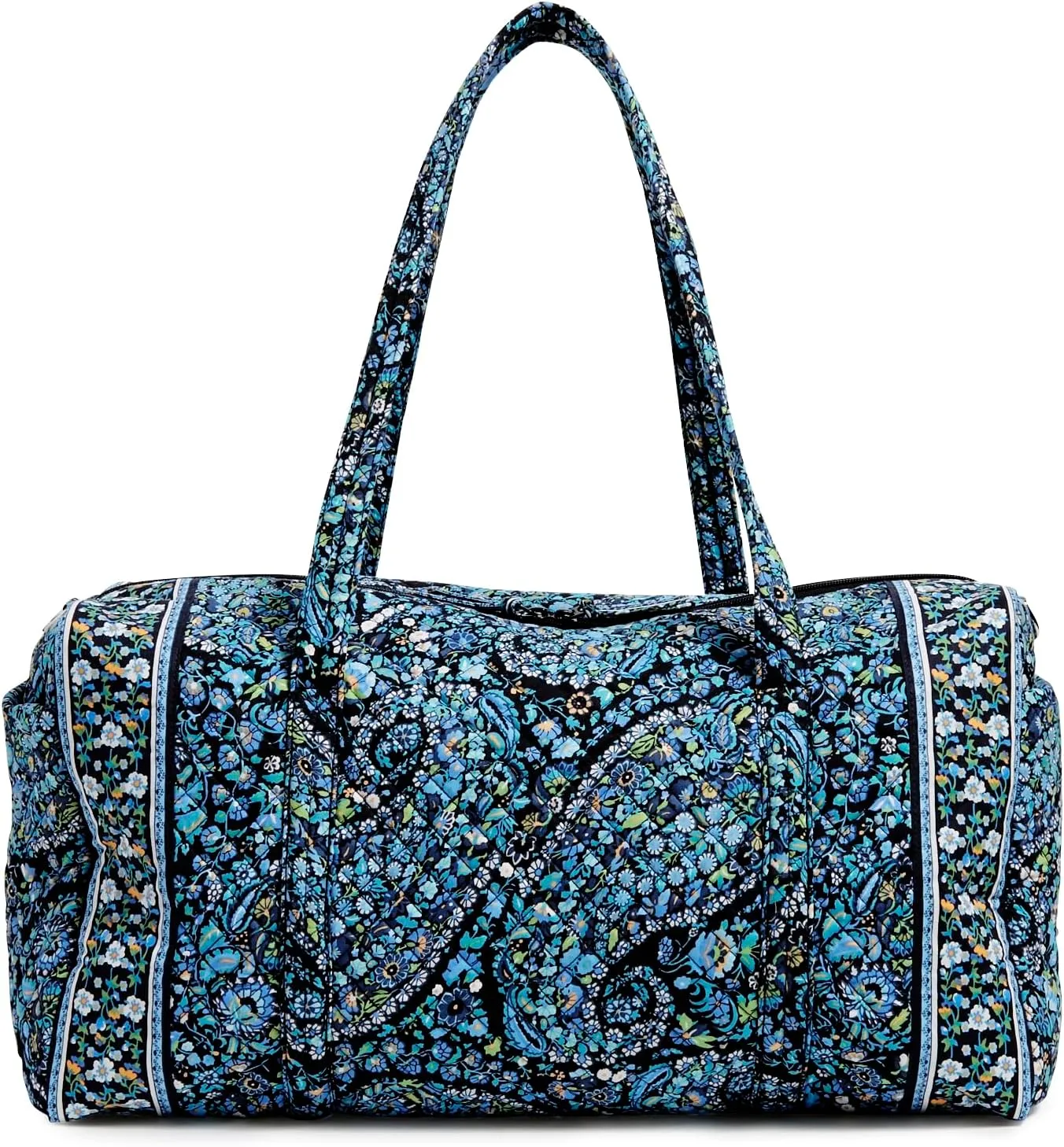 Vera Bradley Women's Large Travel Duffle Bag, Dreamer Paisley-Recycled Cotton, One Size