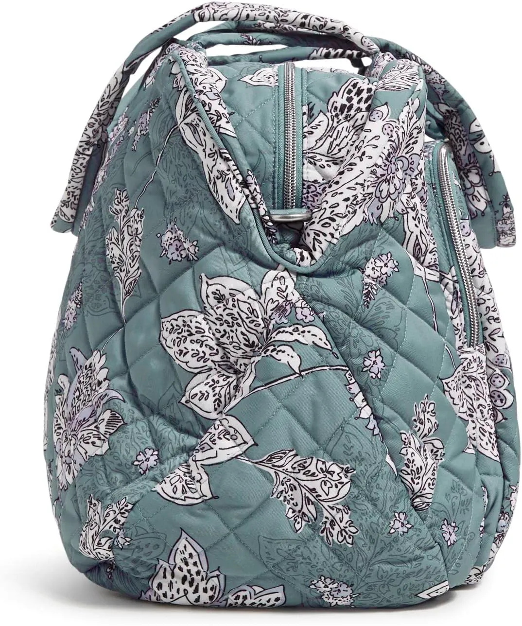 Vera Bradley Women's Performance Twill Grand Weekender Travel Bag, Tiger Lily Blue Oar, One Size