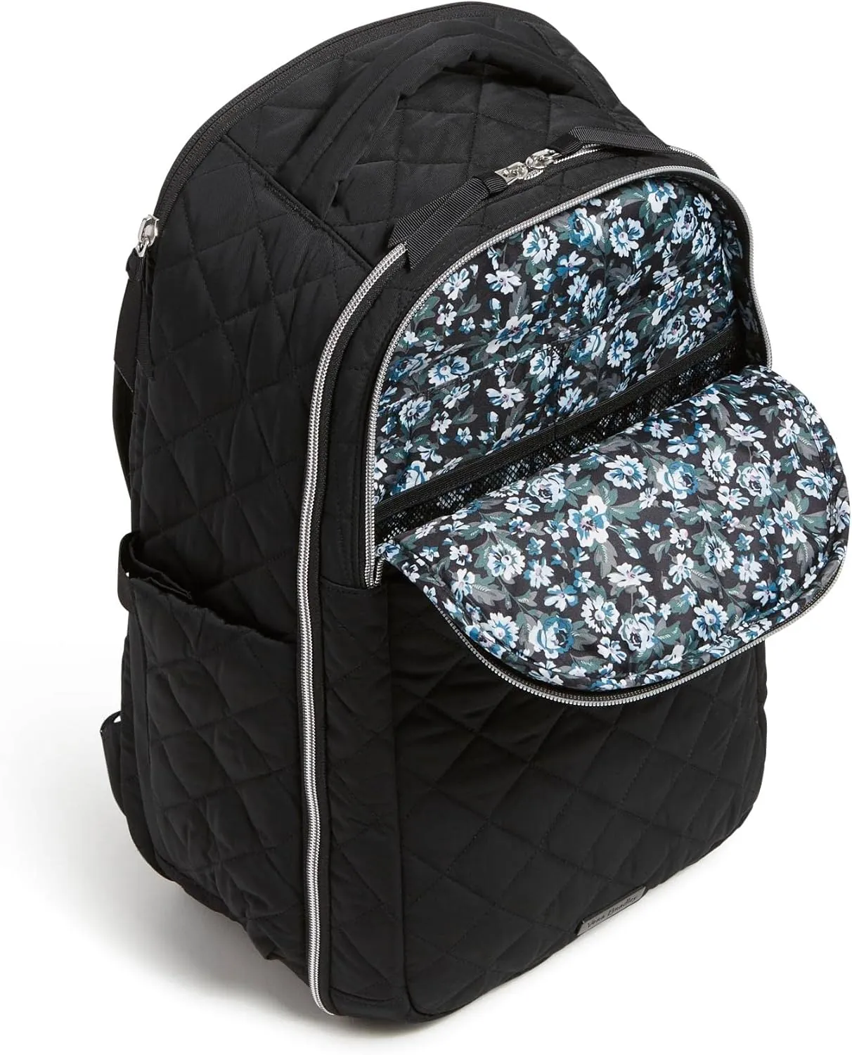 Vera Bradley Women's Performance Twill Travel Backpack Travel Bag, Black, One Size