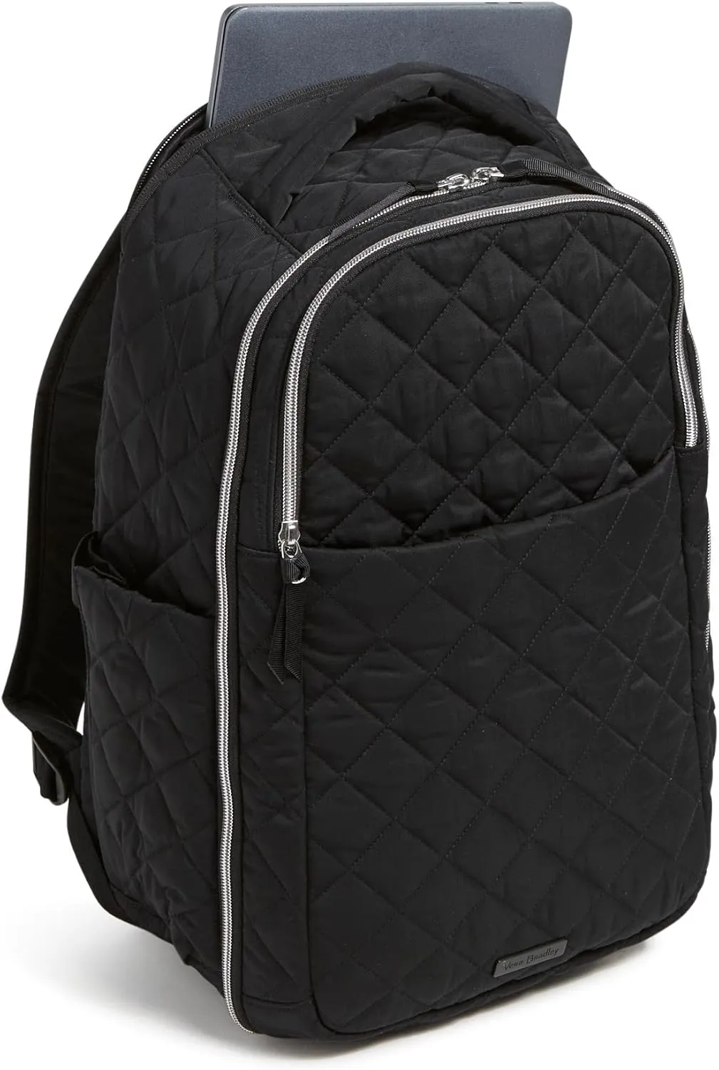 Vera Bradley Women's Performance Twill Travel Backpack Travel Bag, Black, One Size