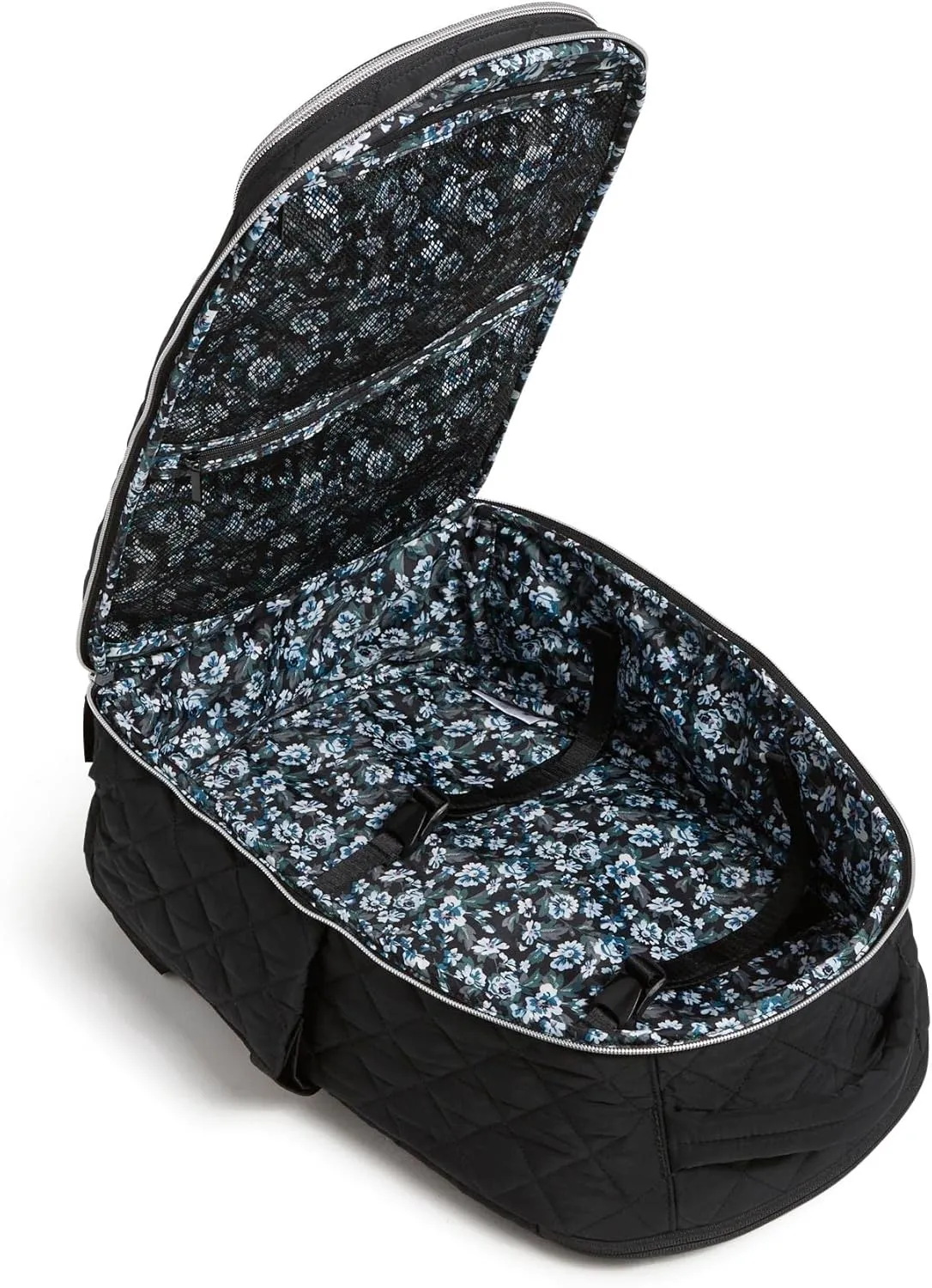 Vera Bradley Women's Performance Twill Travel Backpack Travel Bag, Black, One Size