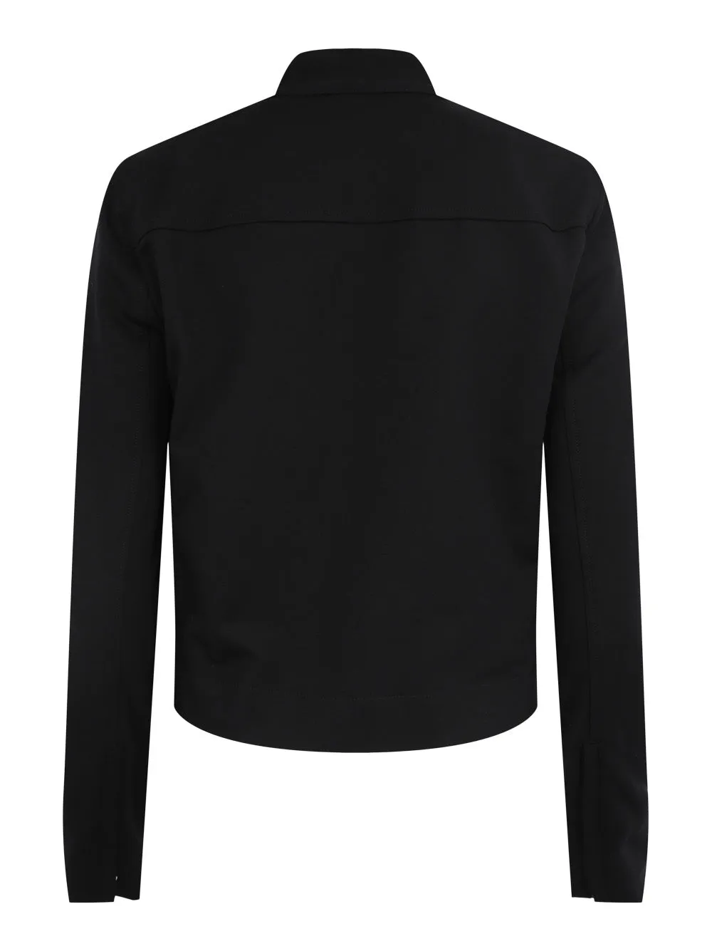 Vince Shrunken Motocross Jacket in Black