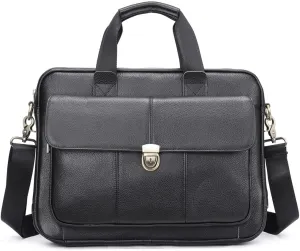 Vintage Tote Large Capacity Business Laptop Bag Portable Briefcase