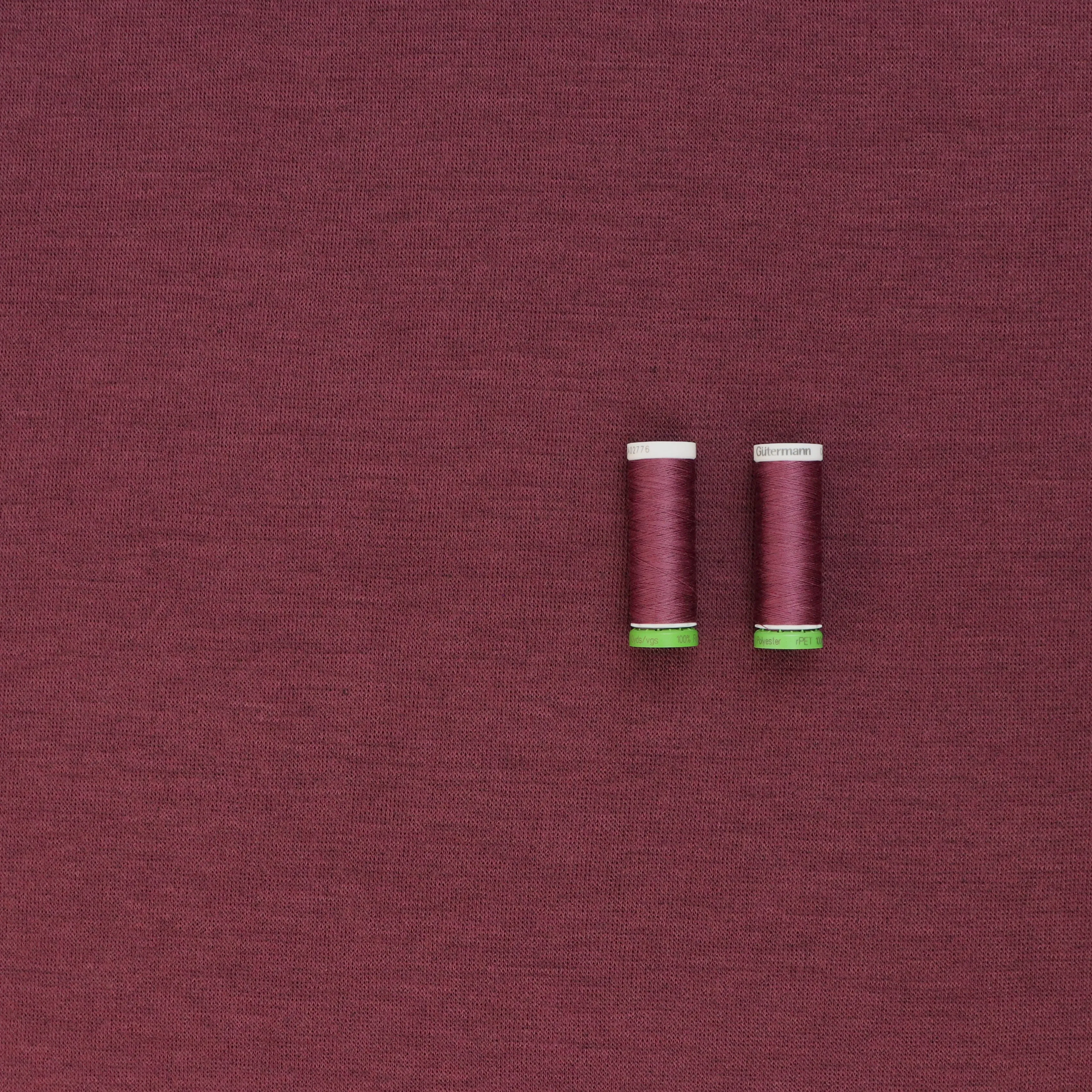 Viscose Blend Soft Knit - Plum Purple