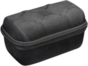 Watch Box with Foam Interior - Portable Zippered Storage Case for Men and Women, Compact Travel Organizer, 15x9x8cm