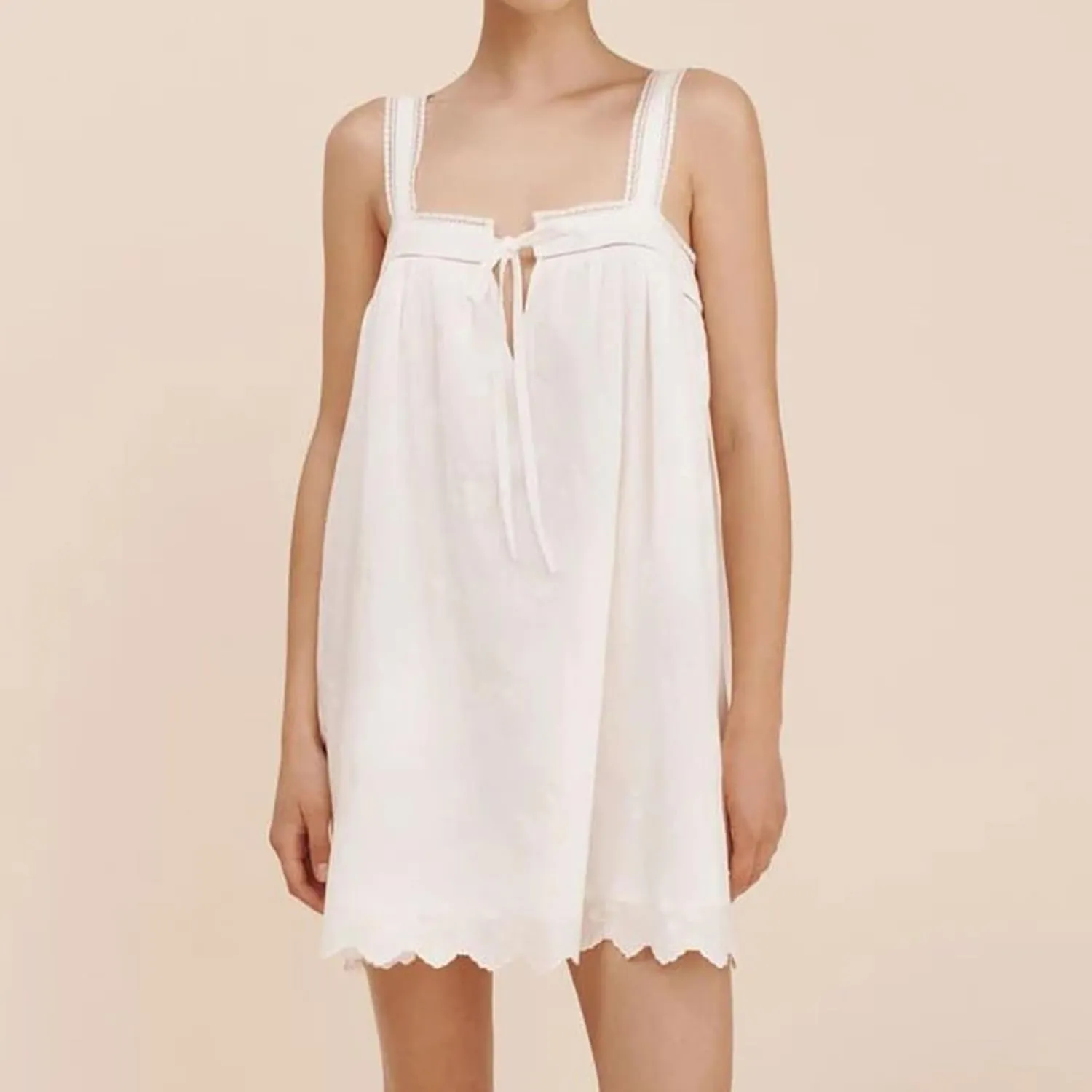 Women Boho Floral Gingham Babydoll Dress Spaghetti Strap Beachy Sundress Sleeveless Ruffle Tie Shoulder Mini Dresses