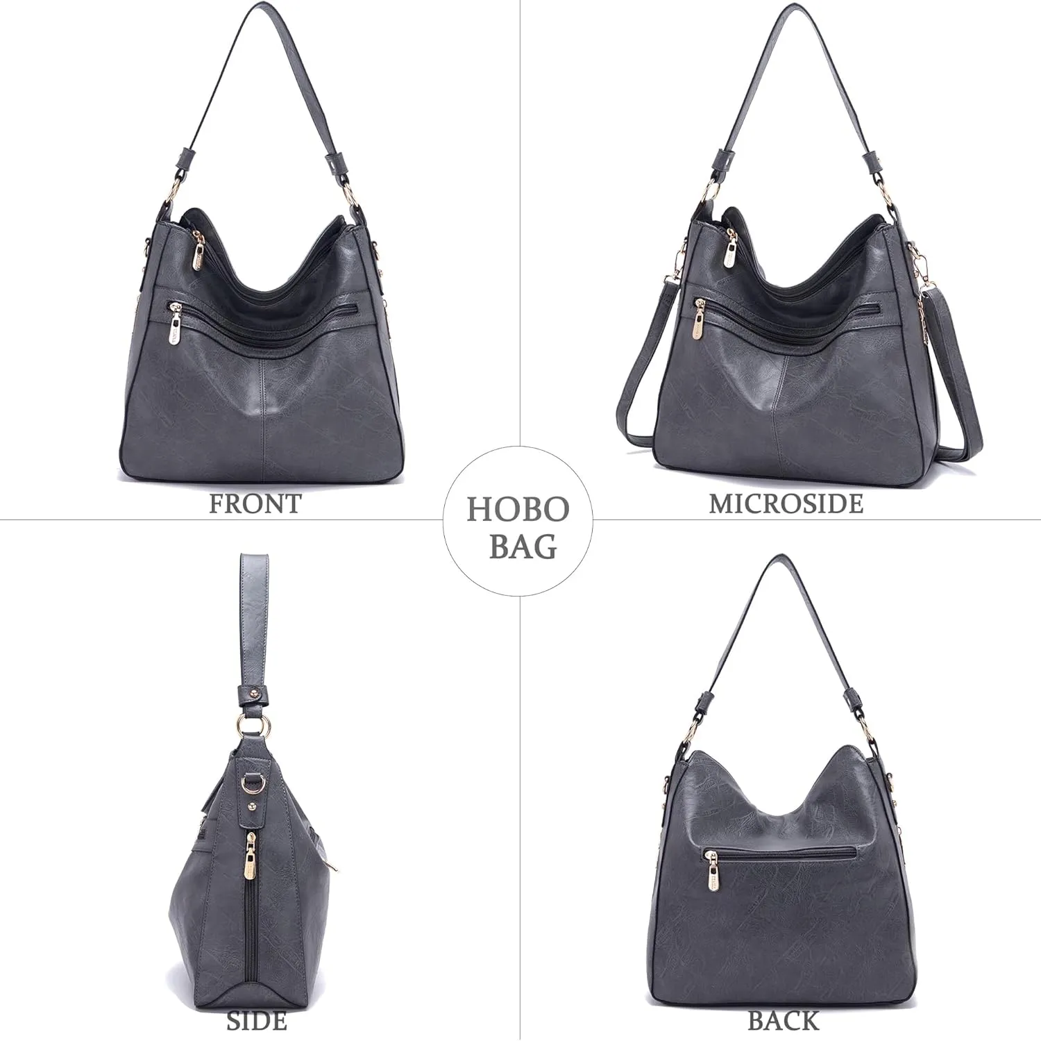 Women Large Crossbody Bags Ladies Satchel Shoulder Handbags Purse and Wallet Set for Women Totes Hobo Purses