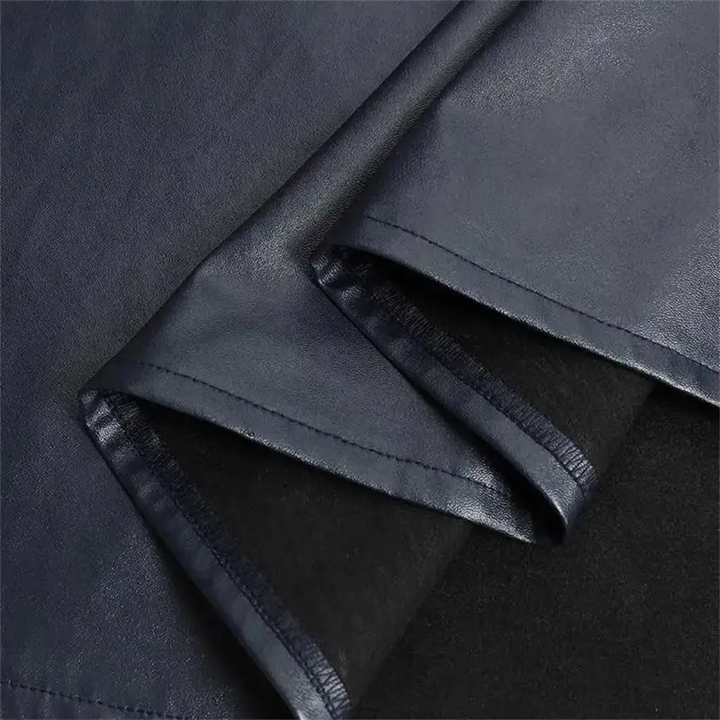 Women Long Skirts Fashion Leather PU Skirt Solid Office Lady Midi Skirts Elegant High-Waisted Party Skirts