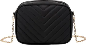 Women Messenger Bag Fashion Simple Stripe Trend Chain Shoulder Bag Purse Practical Ladies Bag