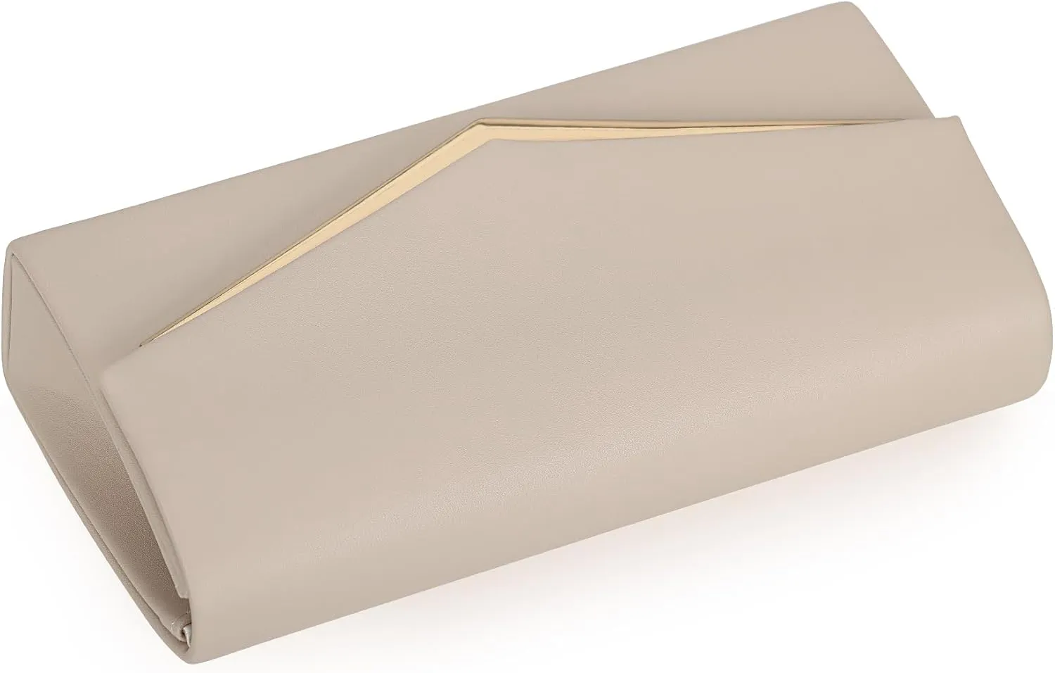 Womens Evening Handbag Vegan Leather Ladies Envelope Clutch Classic Elegant Purse Bags