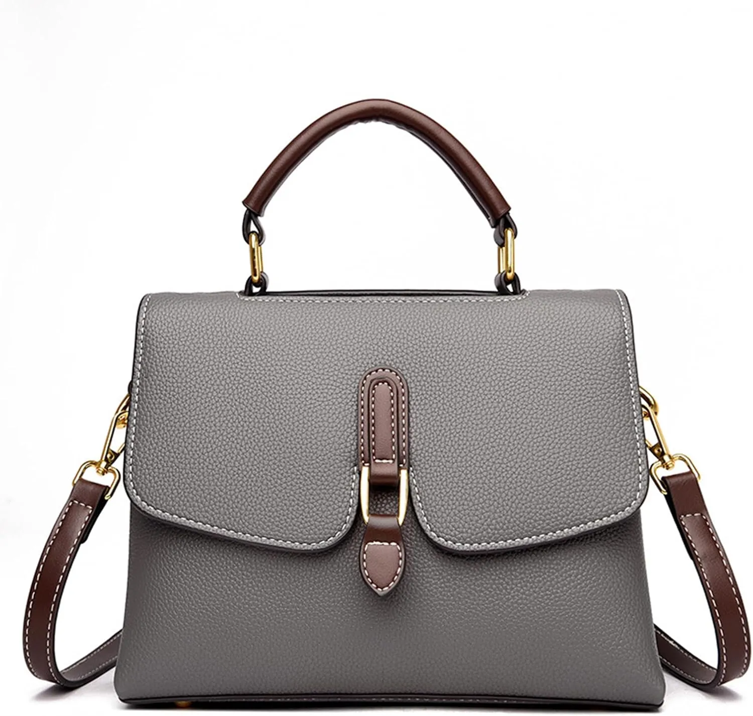 Women's Genuine Leather Purses and Handbags for Girls Top-handle Totes Designer Satchel Shoulder Bag for Ladiesbag1425OWOISS