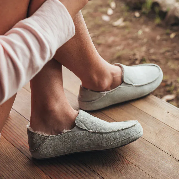 WOMEN'S OLUKAI NOHEA SLIPPER | PALE GREY
