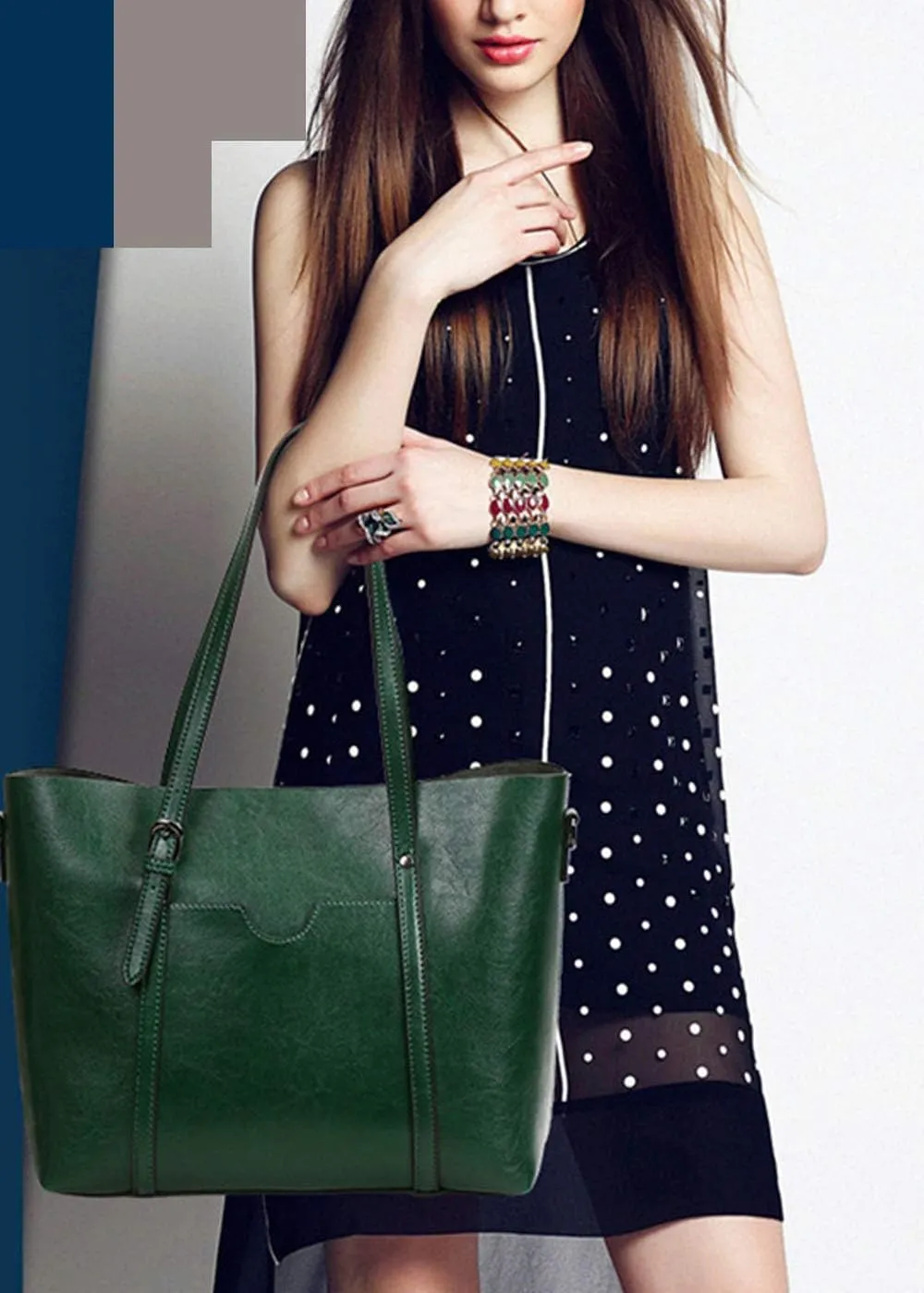Womens PU Leather Handbag Top Handle Tote Shoulder Hobo Bag Satchel Purse