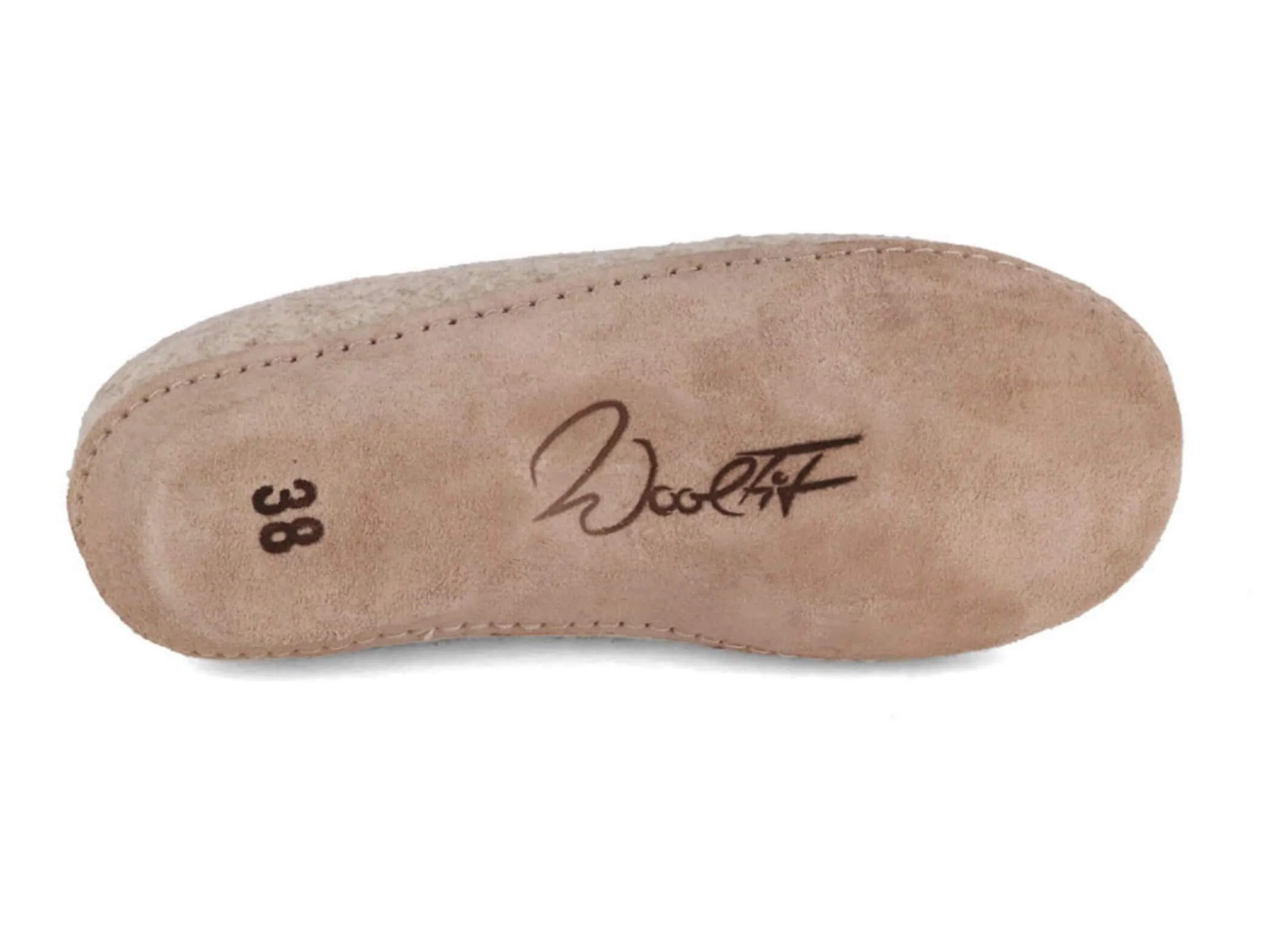 WoolFit Classic | Closed-Heel Slippers with Insoles & Leather Sole