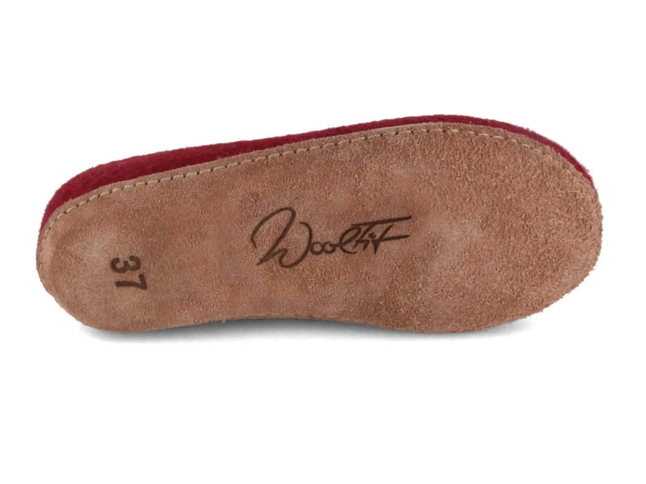 WoolFit Classic | Closed-Heel Slippers with Insoles & Leather Sole