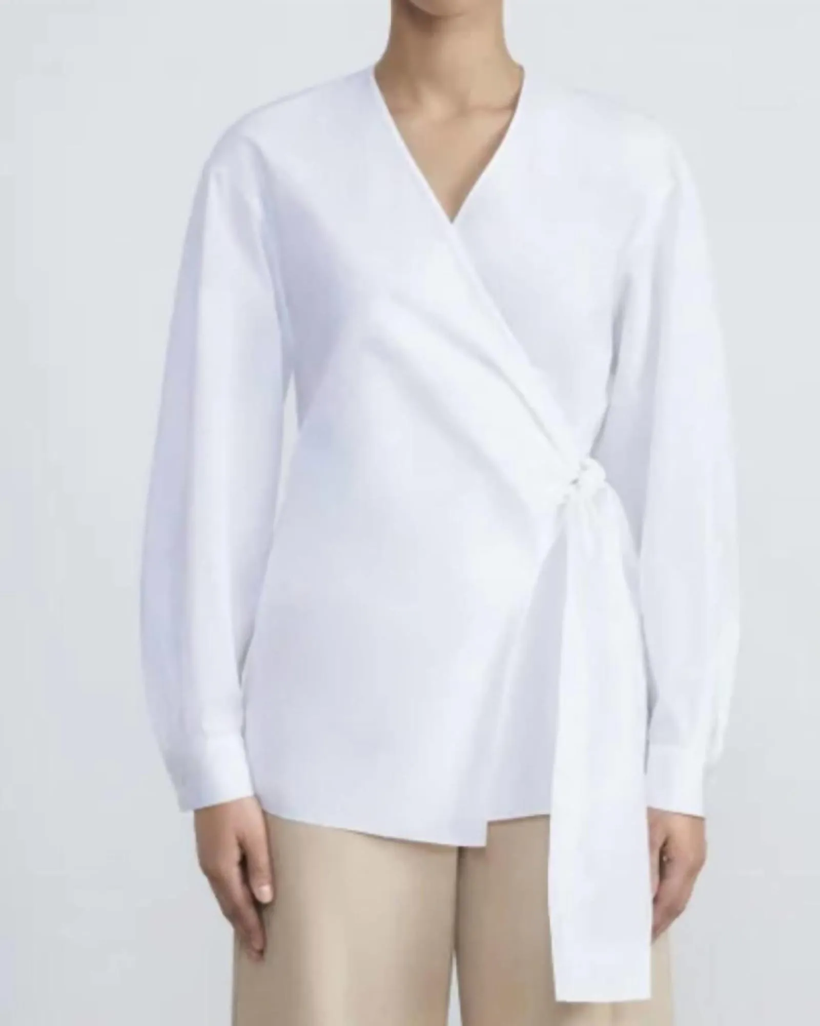 Wrap Top in White | White