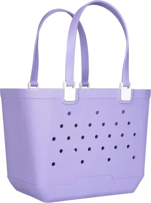 X-Large Beach Rubber Tote Bag Washable Travel Waterproof Sandproof Durable Modern Sports Handbag Groceries Pool