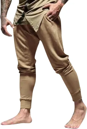 ZYXTIM Mens Casual Jogger Sweatpants Stretch Drawstring Gym Workout Athletic Track Pants Slim Fit Tapered Cuffed Trousers