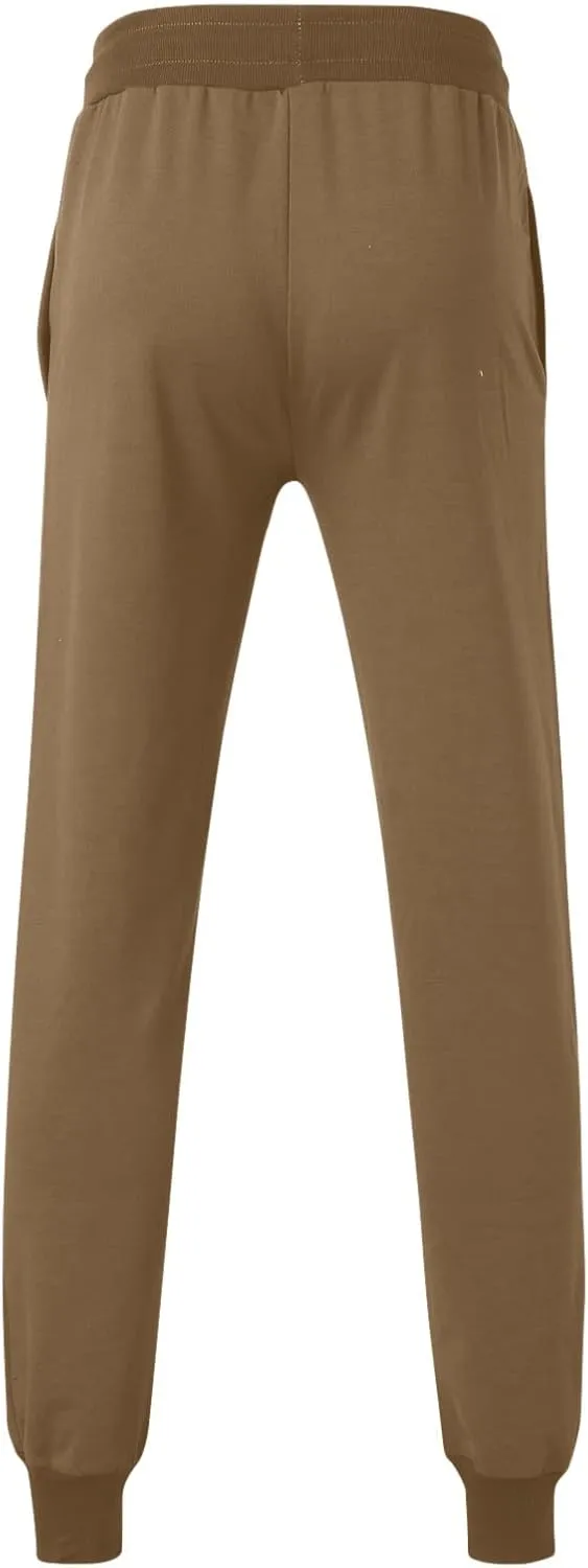 ZYXTIM Mens Casual Jogger Sweatpants Stretch Drawstring Gym Workout Athletic Track Pants Slim Fit Tapered Cuffed Trousers